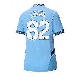 Manchester City Rico Lewis #82 Hemmatröja Dam 2024-25 Kortärmad